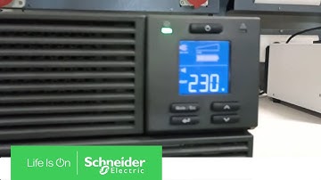 How to Initiate Self Test in UPS SRV1KUXI-IN | Schneider Electric Support