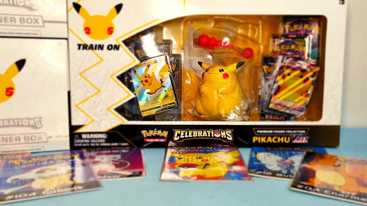 My luckiest Pikachu VMAX CELEBRATIONS BIG BOX Pokemon Card opening