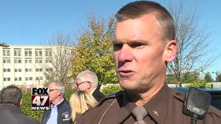 Fallen officers memorial ground breaking Michigan State Police Honors Fallen Troopers