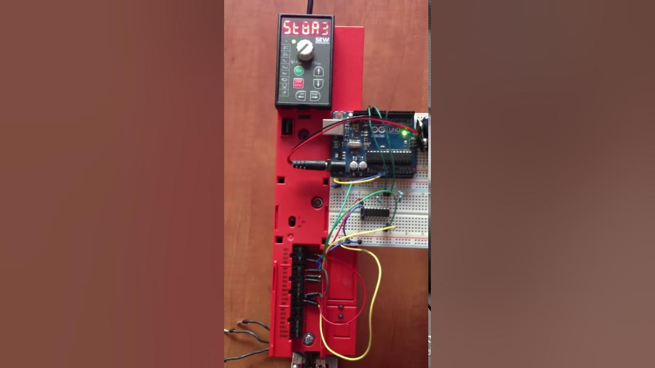 SEW Eurodrive MOVITRAC ® B MC07B And Arduino - YouTube