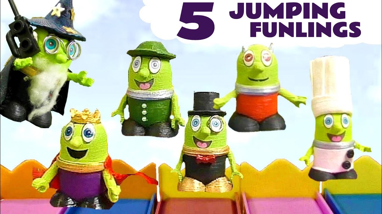 Сможет ли Волшебник Фанлинг остановить пятерых озорных Фанлингов, прыгающих на кровати?