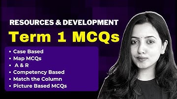 Term 1 MCQs | Resources and Development | Class 10 SST MCQ | Full Chapter | Shubham Pathak