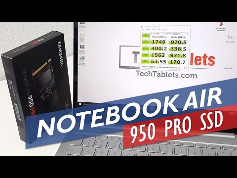 Xiaomi Mi Notebook Air +  Samsung 950 Pro NVMe SSD