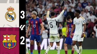 Real Madrid vs Barcelona (3-2) | Highlight \& All Goals | LaLiga 2024 HD