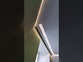 Карниз для штор с подсветкой, утопленный в потолок