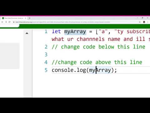 Basic Data Structures  Access an Array's Contents Using Bracket Notation   Learn freeCodeCamp   Goog