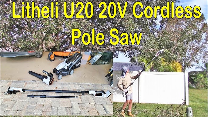 Enhulk 20V 8.6 in. Cordless Pole Saw