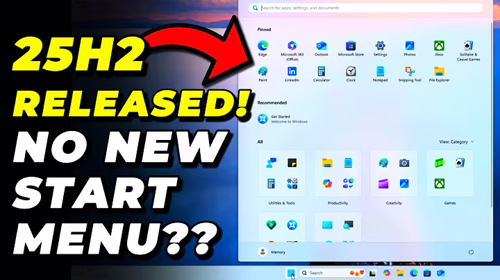 OFFICIAL Windows 11 25H2 ISO Download + How to Enable New Start Menu!