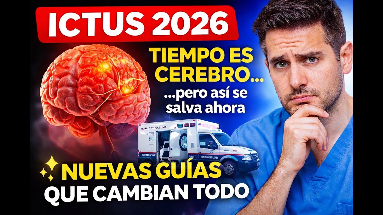 ⏱️🧠 Tiempo es cerebro… pero así se salva en 2026 | Nuevas guías de ictus