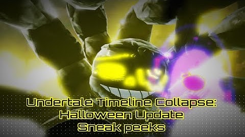 Sneak peeks for Undertale Timeline Collapse update [Roblox]