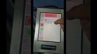 VIDEOJET V6210  E3016  PRINT HEAD VOLTAGE ERROR