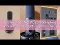 Review MAONO PD200W Hybrid Wireless Podcast Microphone for PC, Dynamic XLR USB Mic with Desktop Stan