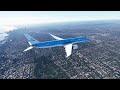 FS2020 Chicago O'Hare KORD ILS landing 787-10.