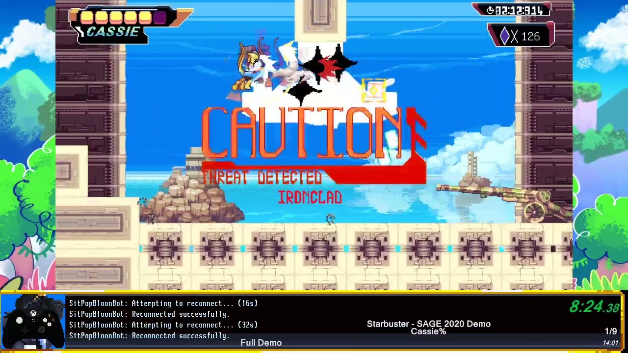 Starbuster SAGE 2020 Demo - Cassie% - 13m 37s RTA