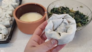 Hazır Yufkadan Pratik Ispanaklı Gül Böreği❗ Ispanaklı Börek Tarifi Kolay Ve Lezzetli