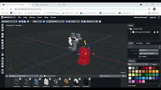 video 1 intro to mecabricks starting a character