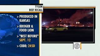 Tyson ground beef recall due to E. coli