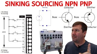 Sinking and Sourcing PLC Inputs with PNP NPN Sensors