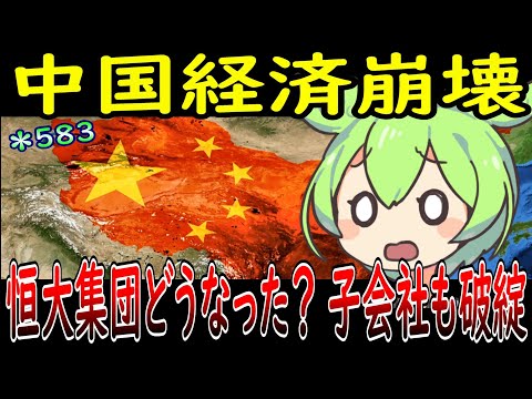 中国経済 恒大集団どうなった 中国不動産 碧桂園 解散審理 1月20日まで延期 ずんだもん解説
