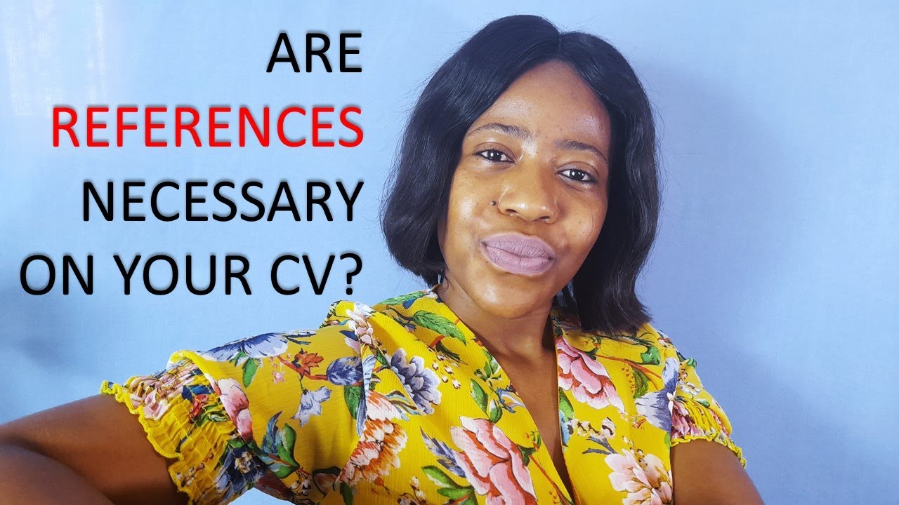 Including references on your CV