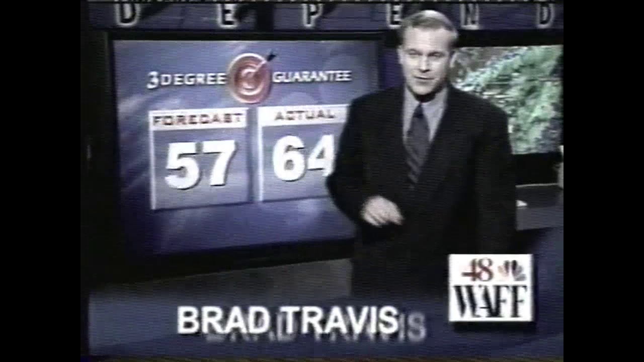 3 Degree Guarantee WAFF 48 Weather Promo 2002 Brad Travis
