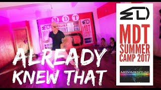 Already Knew That - Ro James / Chris Esteffa Choreography - MDT Summer Camp 2017