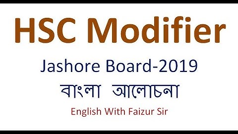 Modifier: Jashore Board-2019