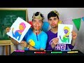 3 MARKER CHALLENGE  (Frozen, Padrinos Mágicos) con Sebasviv - Juguetes vs Ami