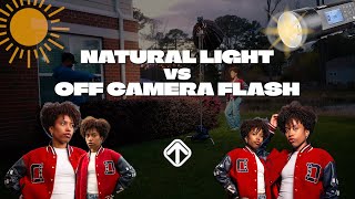 NATURAL LIGHT vs OFF CAMERA FLASH | GODOX AD400 Substitute