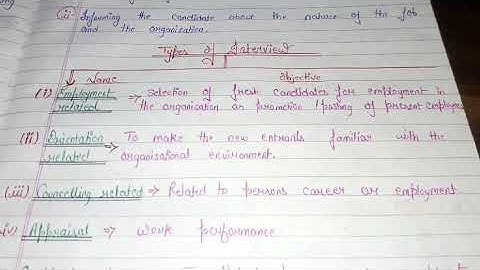 BUSINESS COMMUNICATION  (CHAPTER- 10)(PART-31)(TYPES OF INTERVIEW)