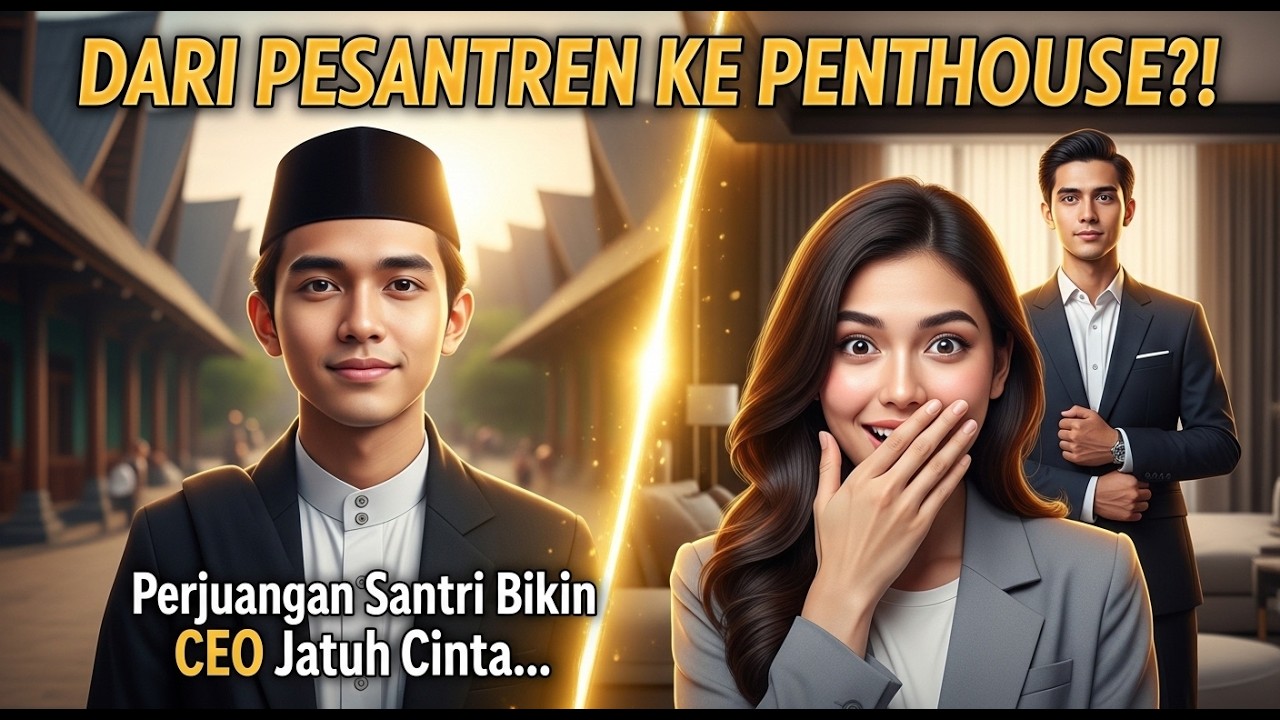Dari Pesantren ke Penthouse Perjuangan Santri Miskin yang Membuat CEO Cantik Tersungkur Cinta