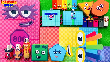 Meet Numberblocks NEW 1610 Puzzle Tetris Shape| ASMR chirping of birds