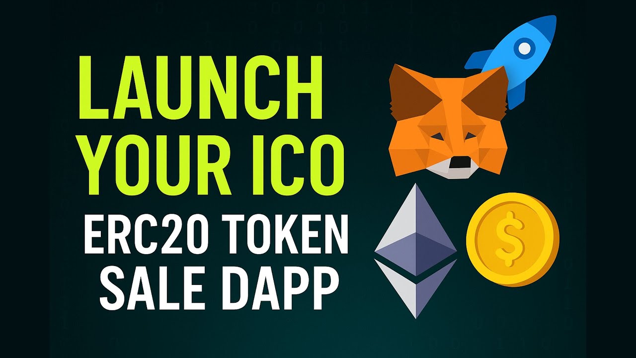 Launch Your Own ICO ERC20 Token Selling Dapp | Complete Step-by-Step ...