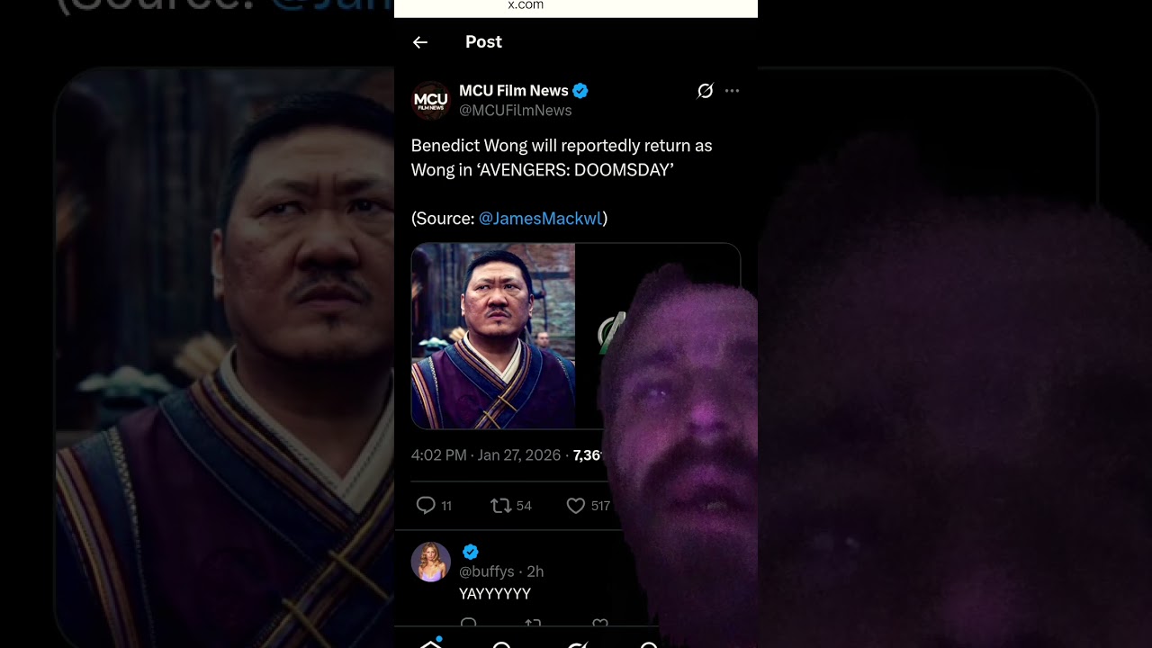 Benedict Wong will reportedly return as Wong in Avengers Doomsday