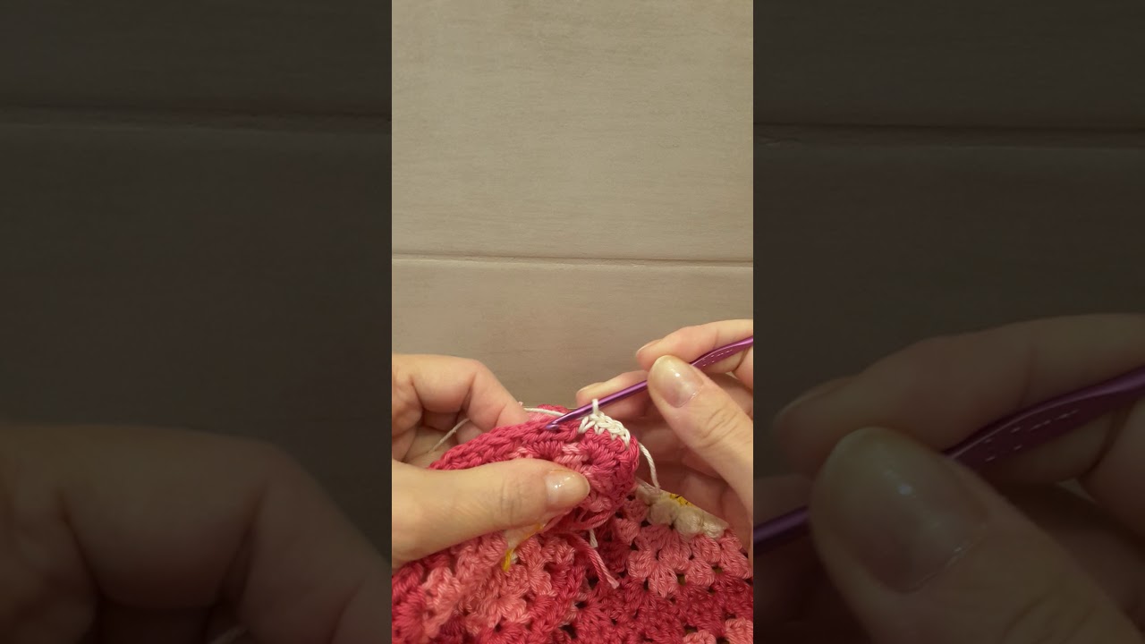 🔴 PARTE 5 ' Come unire le mattonelle'🌼 come faccio una mattonella Granny Margherita🌷