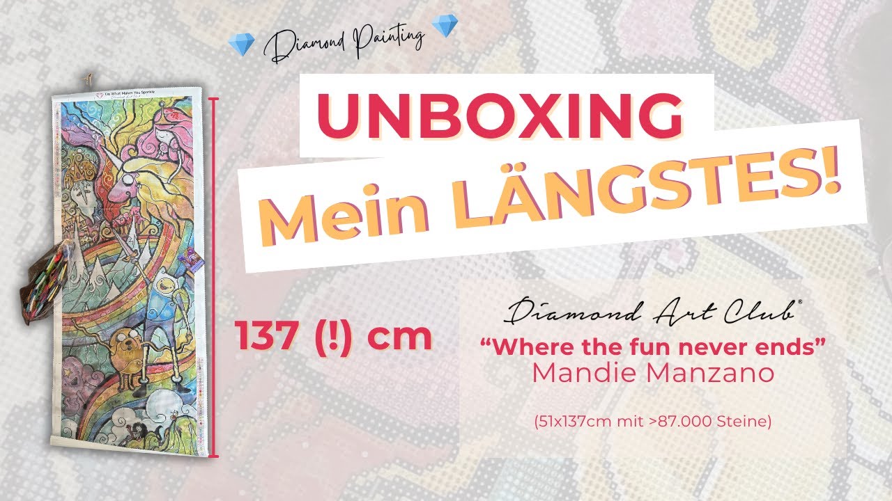 UNBOXING🌈🦄 Where the fun never ends 💎 Diamond Art Club 💎