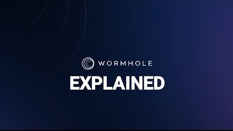 WORMHOLE CRYPTO | EXPLAINER VIDEO | BEGINNERS | BLOCKCHAIN