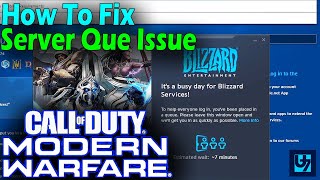 How To Fix Modern Warfare Server Que Issue - Call of Duty
