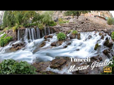 Munzur Gözeleri - Tunceli [4K] I Harika Bir Yer! Munzur Baba Efsanesi (Ovacık)