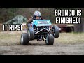 4WD Power Wheels Go Kart Build SEND OFF! Our Bronco Kart is FINISHED