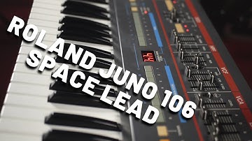 Space Lead with Roland Juno-106 | Analog Synth Demo (No Talking)