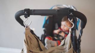 think king ベビーカー用フック  mighty buggy hook マイティ バギーフック の使用方法2