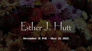Funeral of Esther Hutt