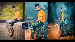 How to Background change Manipulation in Photoshop cc // Photo editing Software //TSK EDITOGRAPHY screenshot 5