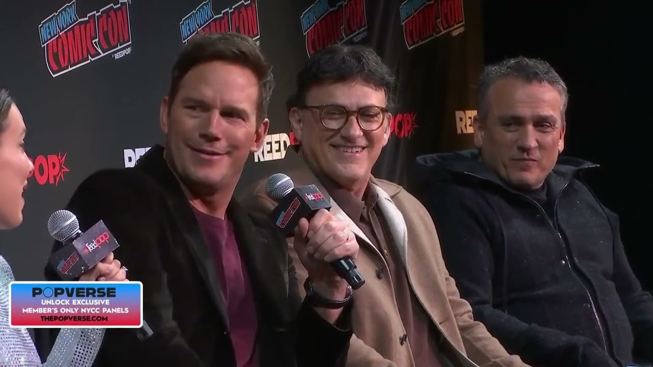 The Electric State Panel at NYCC - Chris Pratt, Millie Bobby Brown & The Russo Brothers