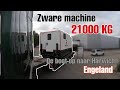 Zware machine van 21 ton naar Harwich Engeland gebracht. Vlog #6