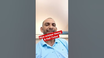 nios october exam 2025 / Hall Ticket  / Theory  Exam #niosexamupdates #nios #niostmauplaodkaisekare