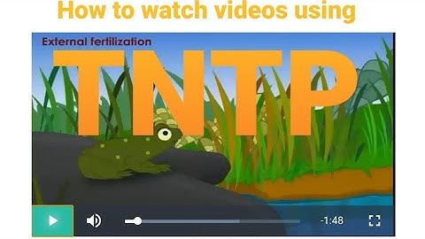 How to view videos using TNTP in Tamil