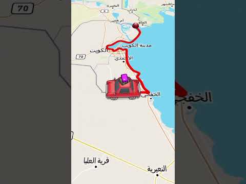 خريطة الكويت