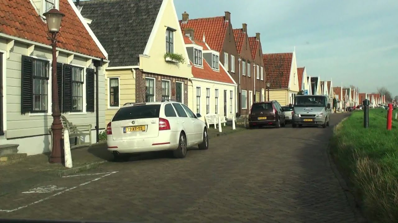 Durgerdam an old village on an old dyke , location Amsterdam-Noord Holland.